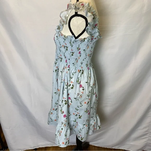 Hill House The Elizabeth Nap Dress Women’s Small in Pond Floral Mini Sundress - Picture 9 of 16